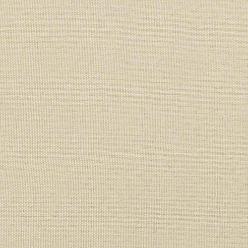 Възглавница за гръб Крем 180 x 24 x 50 см текстил