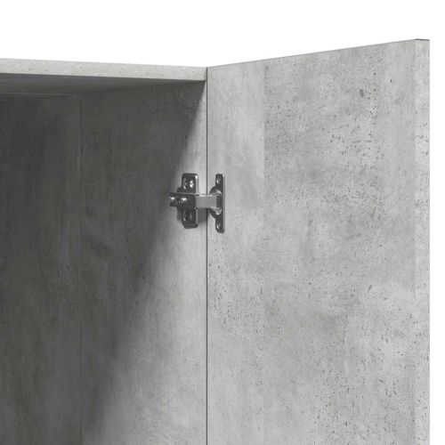 Шкаф за пералня, бетонно сив, 71x71,5x91,5 см