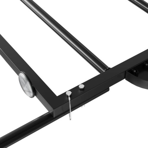 Ремарке за велосипед, черно, 126x63x34 см, желязо