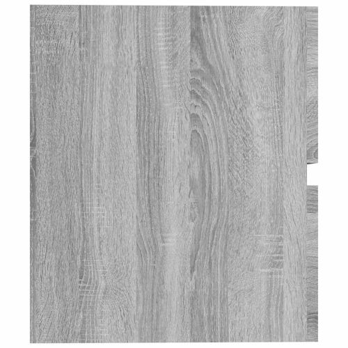 Шкаф за мивка, сив сонома, 60x38,5x45 см, инженерно дърво