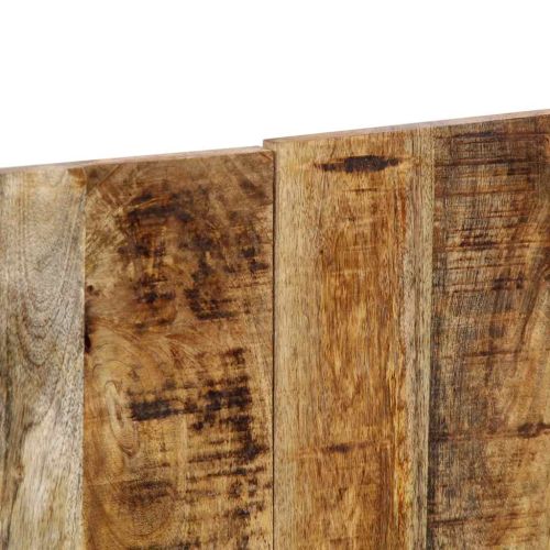 Табла за глава 120 cm Масивна груба дървесина Манго