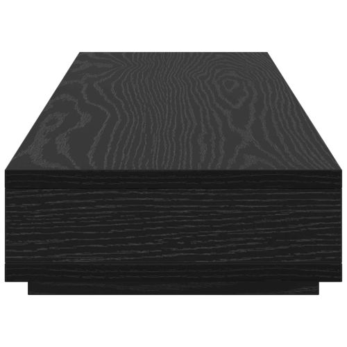 Стойка за монитор с рафт Черно 100 x 27 x 15 cm Инженерно дърво