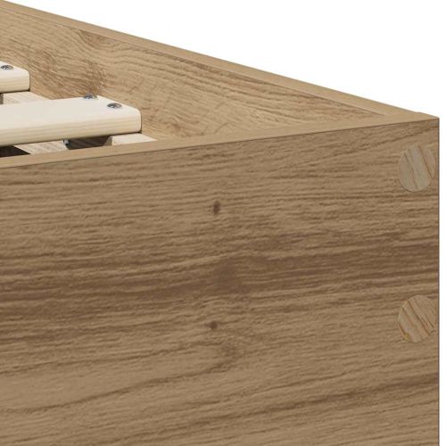 Рамка за легло с таблото Дъб 90 x 200 cm Инженерно дърво