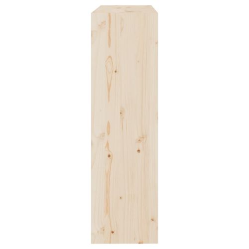 Библиотека/разделител за стая, 80x30x103,5 см, бор масив