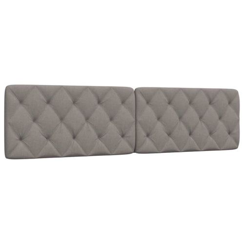 Мека табла за легло, таупе, 200 см, плат