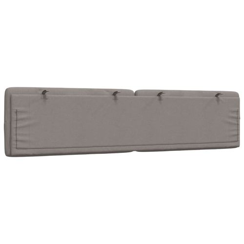 Мека табла за легло, таупе, 200 см, плат