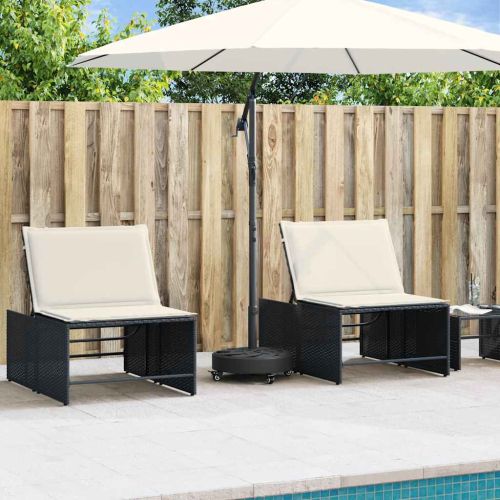 Основа за чадър с колелца за пръти Ø38/48 мм 27 кг кръгла