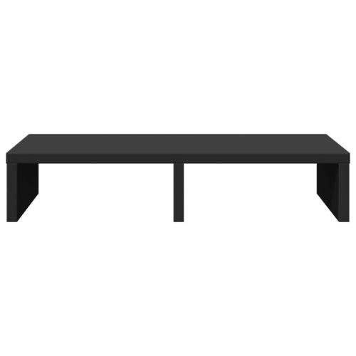 Поставка за монитор, черна, 50x27x10 см, инженерно дърво