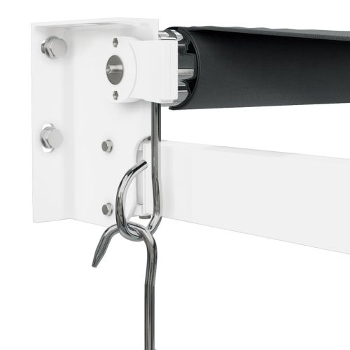 Прибираща се тента антрацит 3x2,5 м плат и алуминий