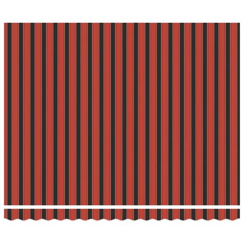 Електрически разтегателен навес Оранжево и кафяво 400 × 300 cm