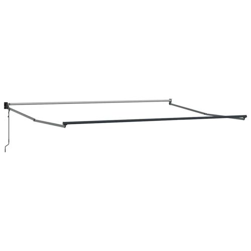 Сгъваем навес Червено 400 × 300 cm Полиестер и алуминий