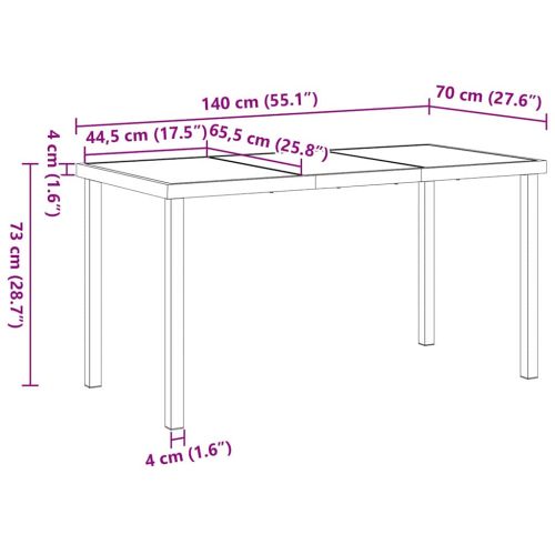 Комплект за хранене в градината 5 pcs Сив и черен
