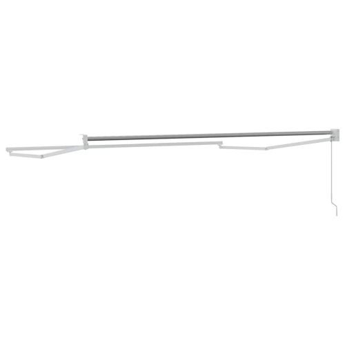 Сгъваем навес Бяло 350 x 250 cm Алуминий