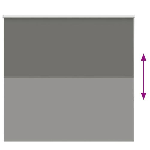 Ролкова щора Blackout Сив 160x175 cm Ширина на плата 156,6cm
