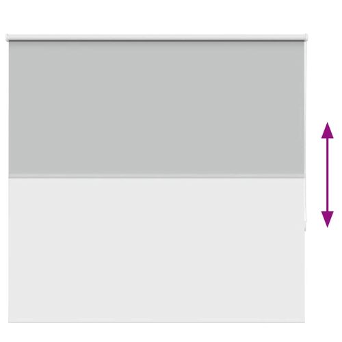 Ролкова щора Blackout Светло сиво 145x130 cm Ширина на плата