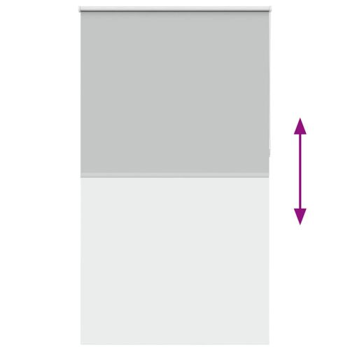 Ролкова щора Blackout Светло сиво 140x210 cm Ширина на плата