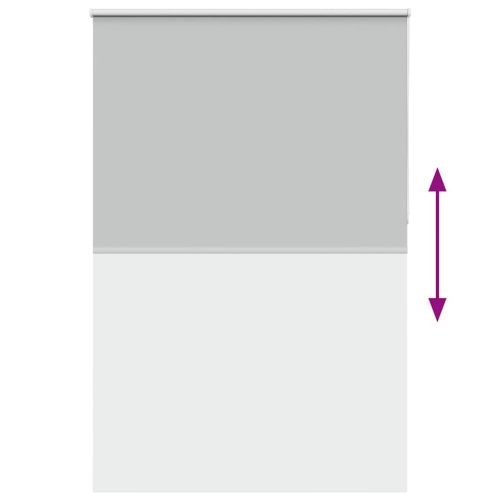 Ролкова щора Blackout Светло сиво 145x210 cm Ширина на плата