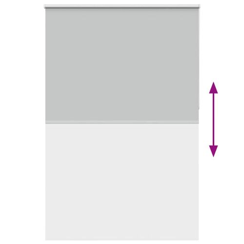 Ролкова щора Blackout Светло сиво 155x210 cm Ширина на плата