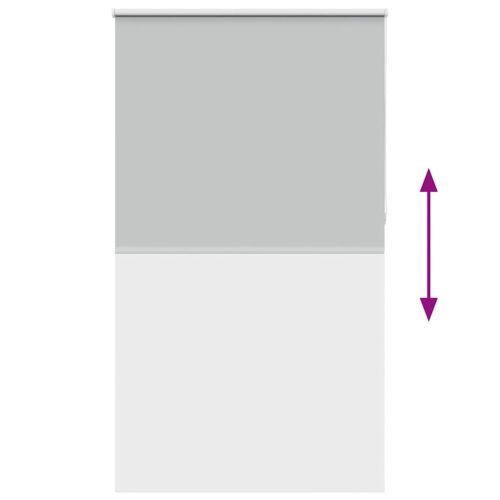 Ролкова щора Blackout Светло сиво 130x230 cm Ширина на плата
