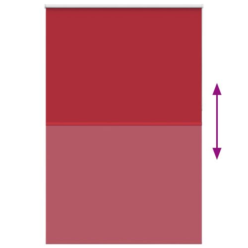 Ролкова щора Blackout червен 160x210 см Ширина на плата 156,6см