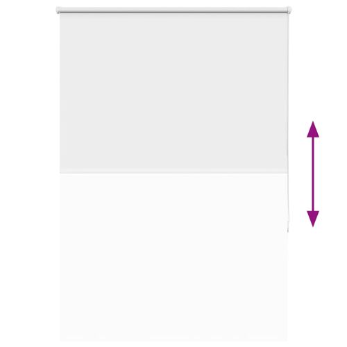 Ролкова щора Blackout бяло 105x130 cm Ширина на плата 100,7cm