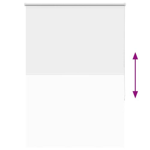 Ролкова щора Blackout бял 110x175 см Ширина на плата 105,7 см