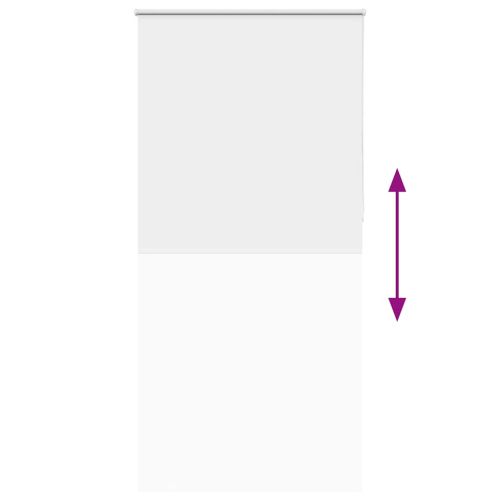 Ролкова щора Blackout бял 115x210 см Ширина на плата 110,7 см