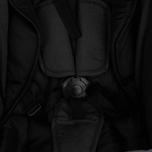 Бебешка количка 2-в-1, антрацит, стомана