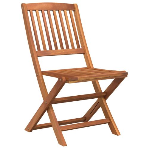 Градински трапезен комплект от 5 части, акациево дърво масив