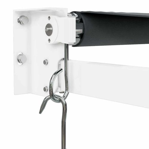 Прибираща се тента антрацит 3,5x2,5 м плат и алуминий