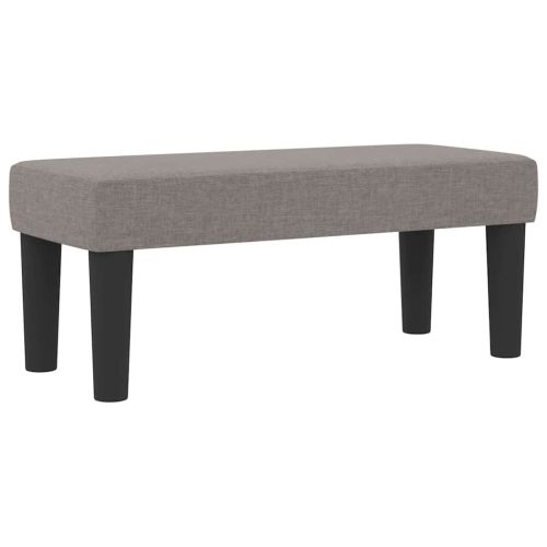 Легло с пружинирана основа с матрак Таупе 90 x 190 cm текстил