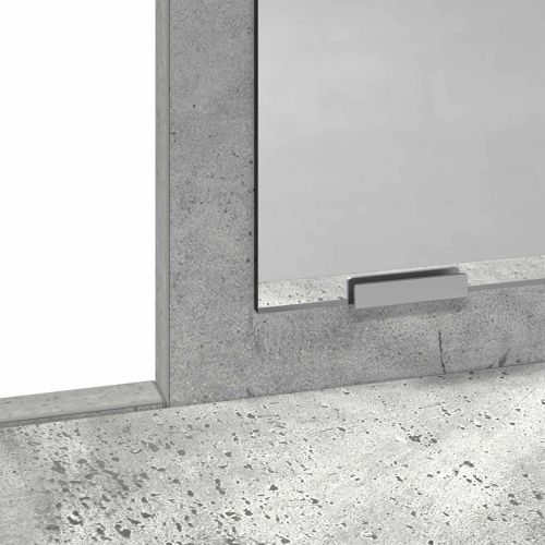 Тоалетка Циментено сиво 100 x 41 x 140 см Инженерно дърво