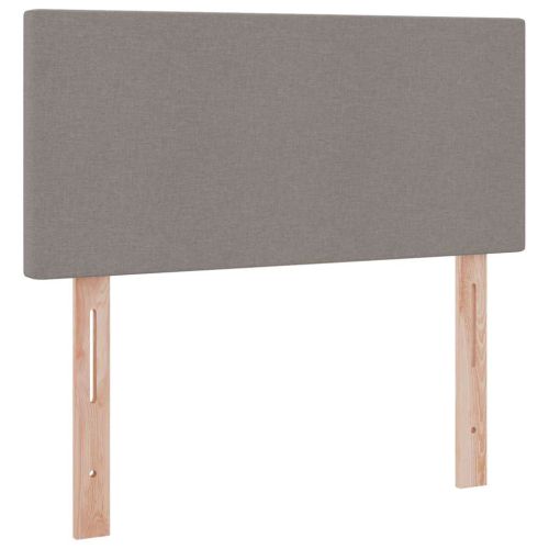 Легло с място за съхранение и матрак с матрак Таупе 90 x 190 cm