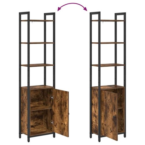 Шкаф за книги Димян дъб 40 x 24 x 161 см Инженерно дърво