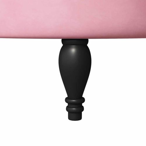 Столсвисокаоблегалка Розово 56,5 x 70 x 110 см Кадифе