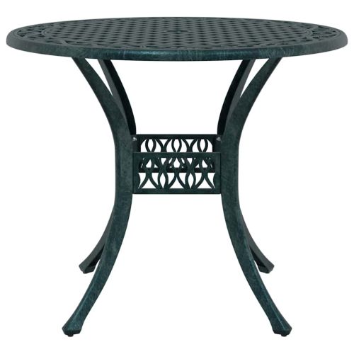 Комплект за хранене в градината 5 pcs Зелен Алуминий