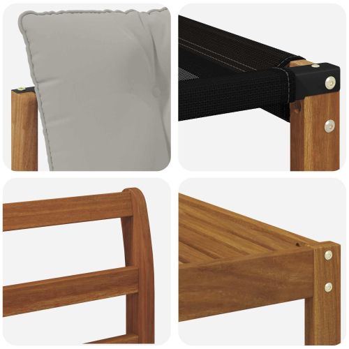 Комплект дивани за открито 8 pcs Естествено и светло сиво