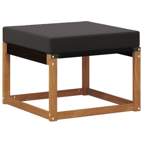 Комплект дивани за открито 5 pcs Естествено и черно