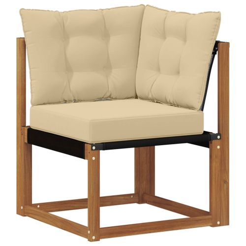 Комплект дивани за открито 29 pcs Натурален и Бежов