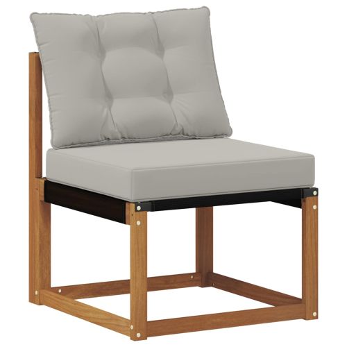 Комплект дивани за открито 10 pcs Естествено и светло сиво