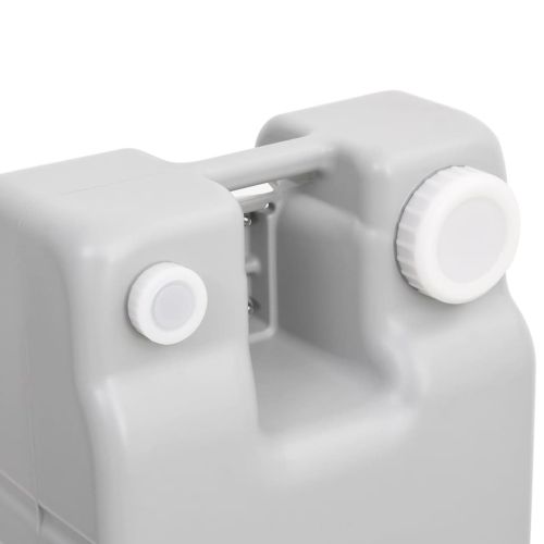 Резервоар за вода на колела за къмпинг, 75 л, сив