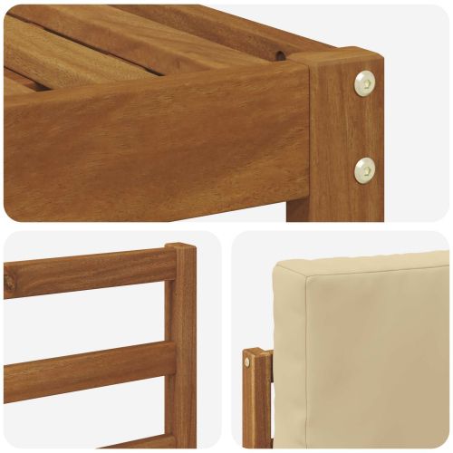 Комплект дивани с възглавница 8 pcs Естествено и светло сиво