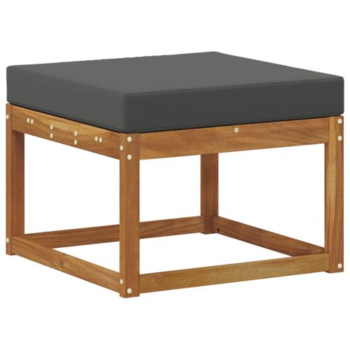 Комплект дивани с възглавница 8 pcs Натурален и Антрацит