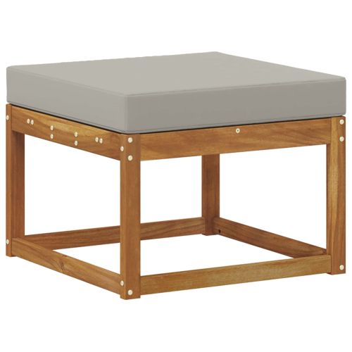 Комплект дивани за открито 9 pcs Естествено и светло сиво