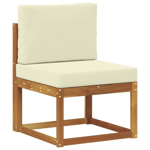 Комплект дивани с възглавница 6 pcs Натурален и Крема