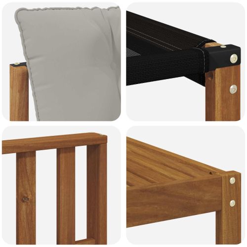 Комплект дивани за открито 6 pcs Естествено и светло сиво