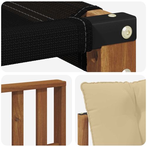 Комплект дивани за открито 18 pcs Натурален и Бежов