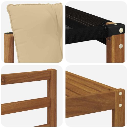 Комплект дивани за открито 19 pcs Натурален и Бежов