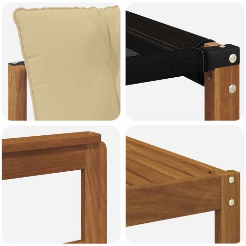 Комплект дивани за открито 22 pcs Натурален и Бежов