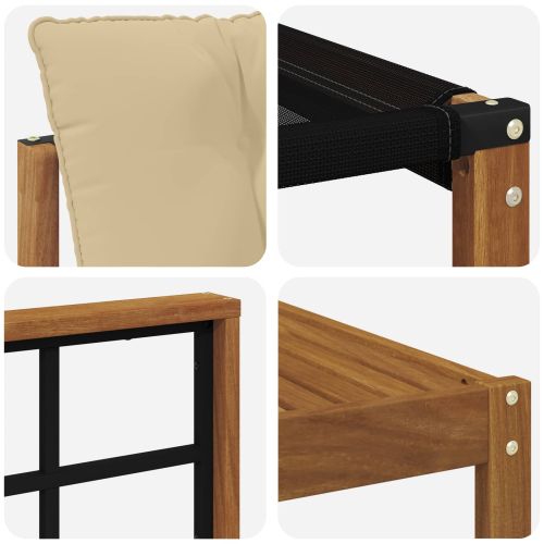 Комплект дивани за открито 22 pcs Натурален и Бежов